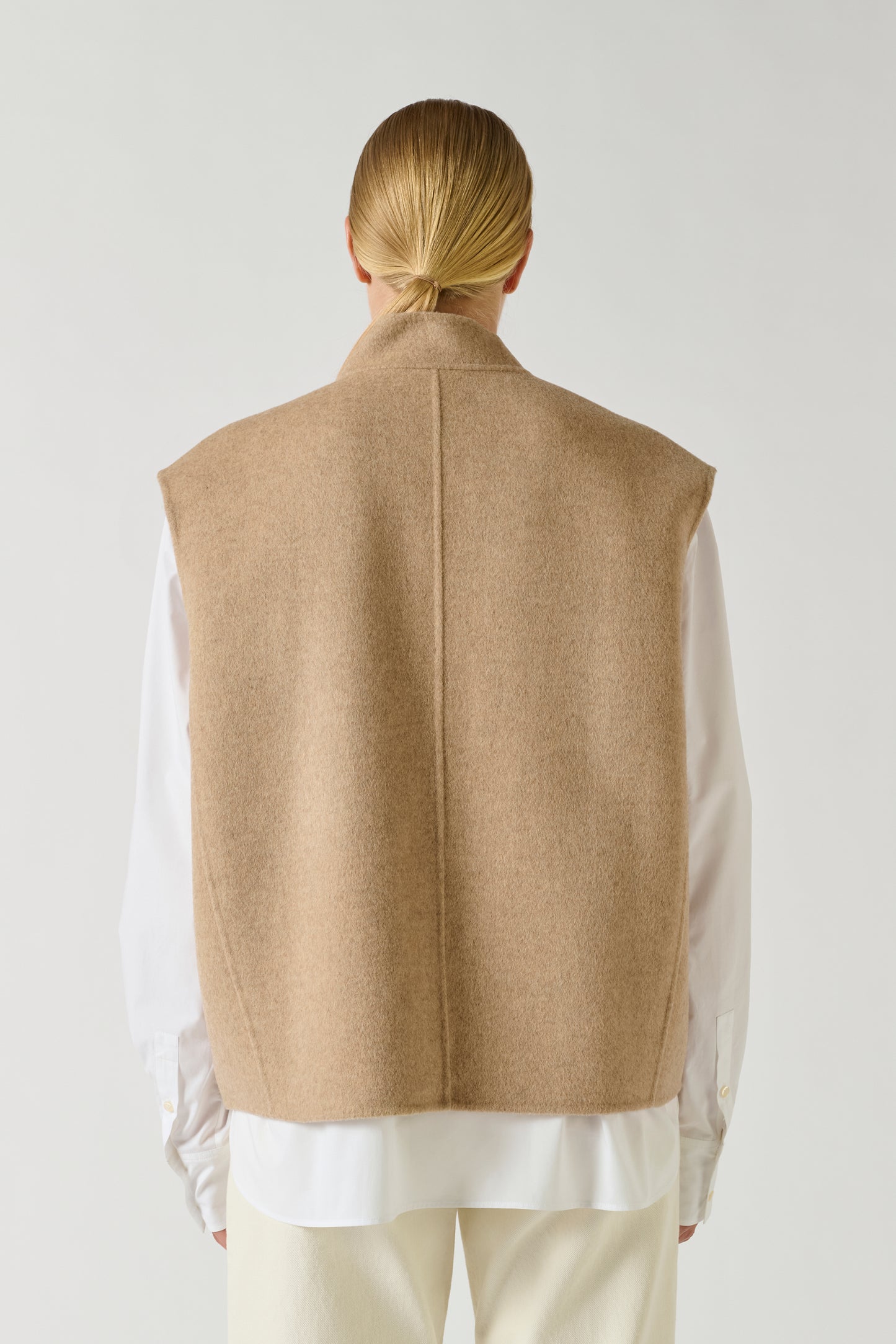 Blouson Adeline - Beige Chiné - Laine - Femme
