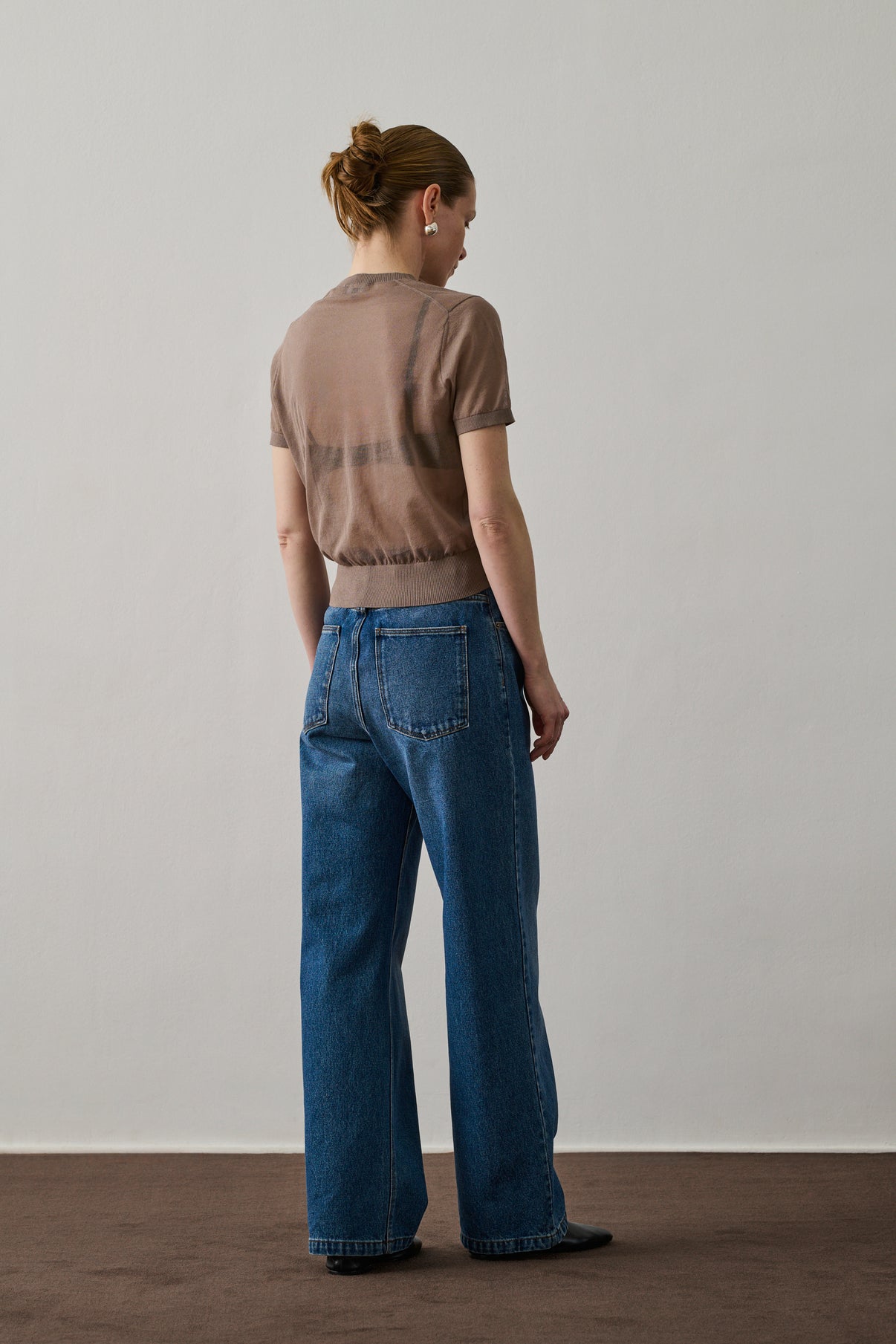 Pull Dua - Taupe - Coton - Femme vue 2