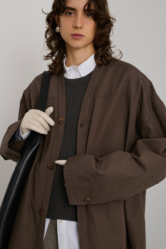 Gants Bellem - Ivoire - Cuir - Femme