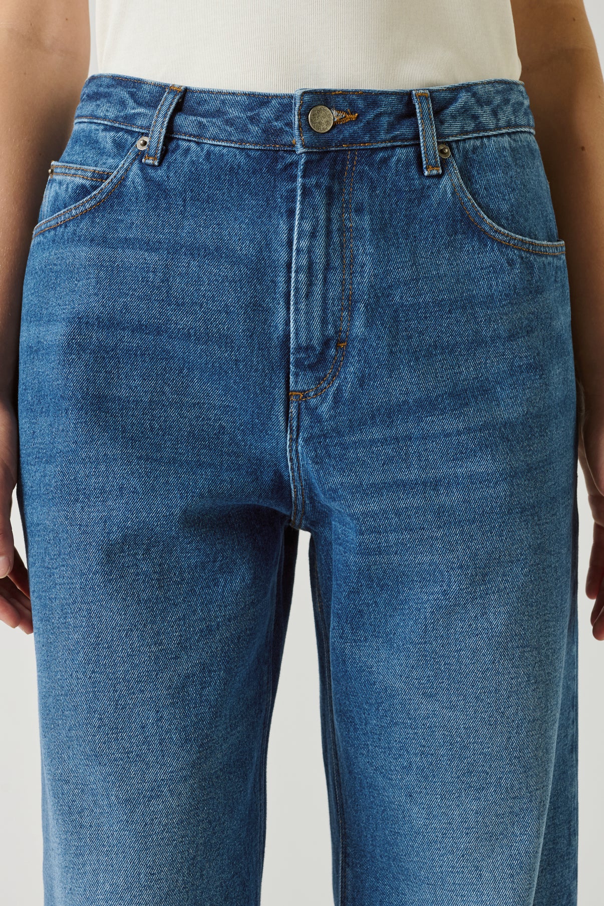 Jean Calvin - Bleu - Denim - Femme vue 4