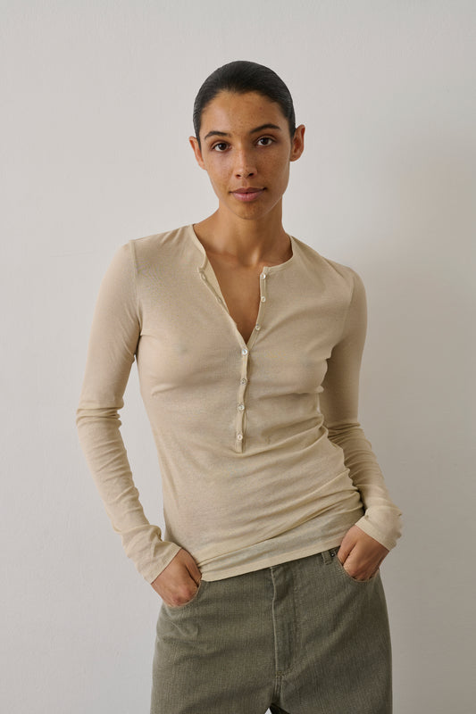 Tee-Shirt Isabella - Écru - Coton - Femme