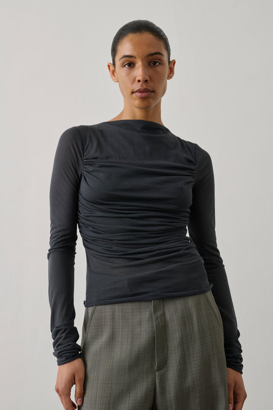 Tee-Shirt Gaia - Bleu Gris - Femme