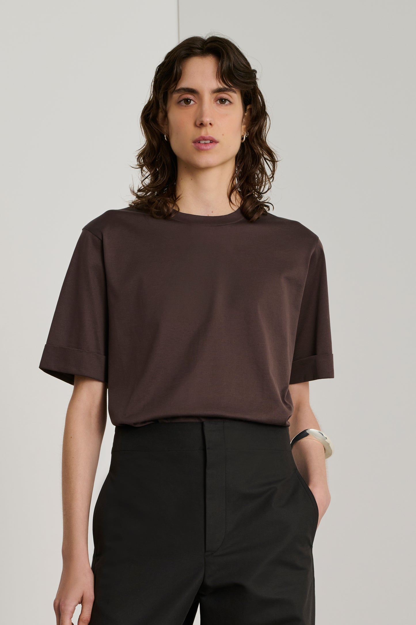 Tee-Shirt Ama - Marron - Coton - Femme