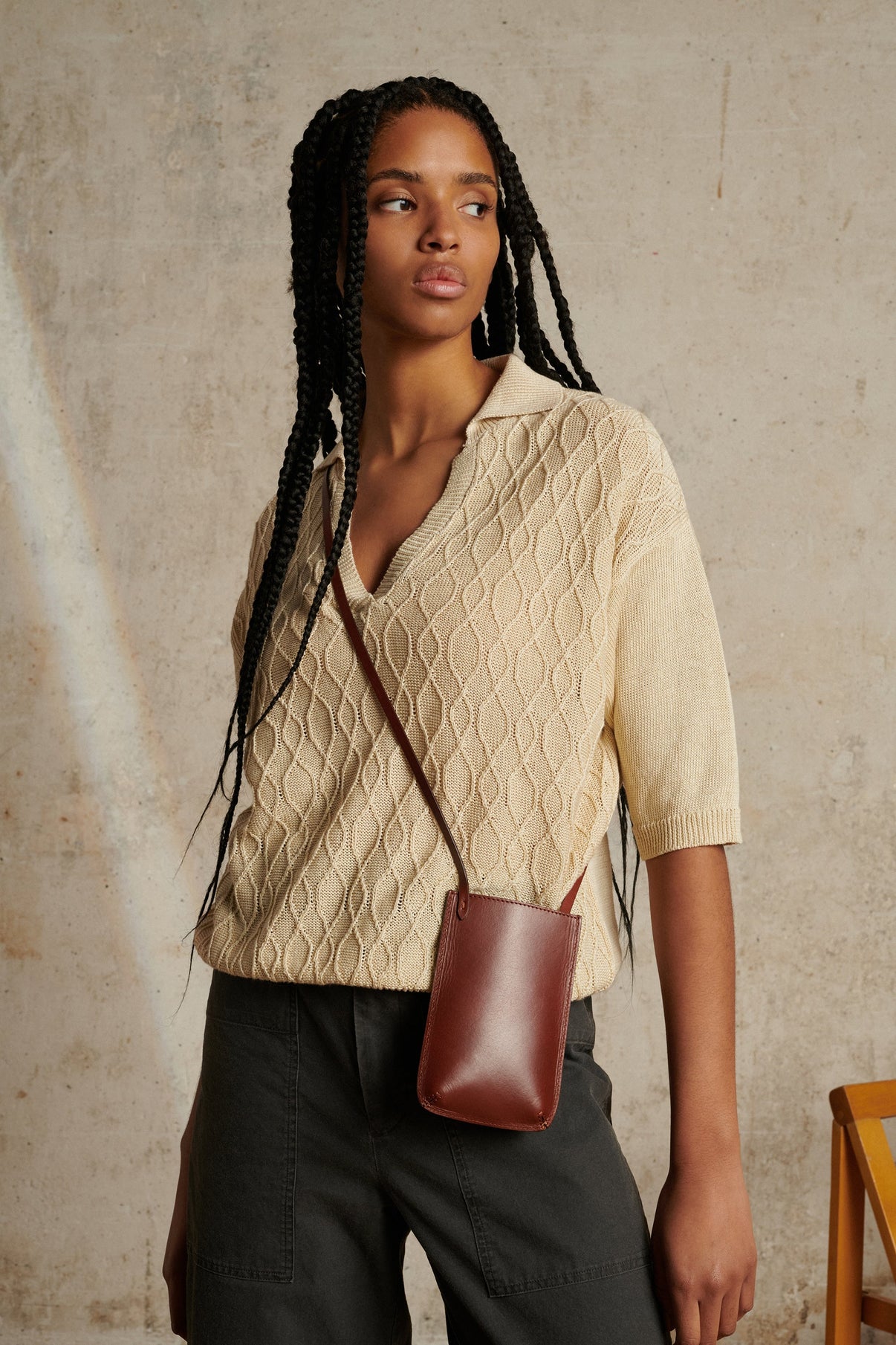 TILOUP OFF-WHITE PULLOVER vue 1