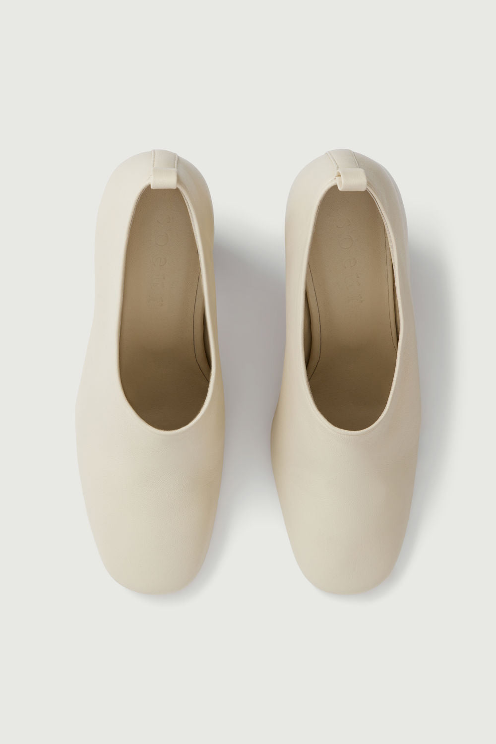 Escarpins Thea - Ivoire - Cuir - Femme vue 6