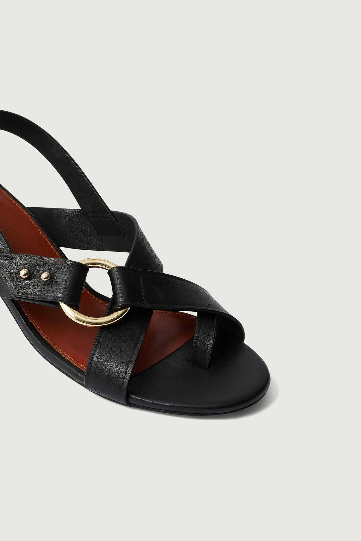 FLORENTINE BLACK SANDALS vue 5