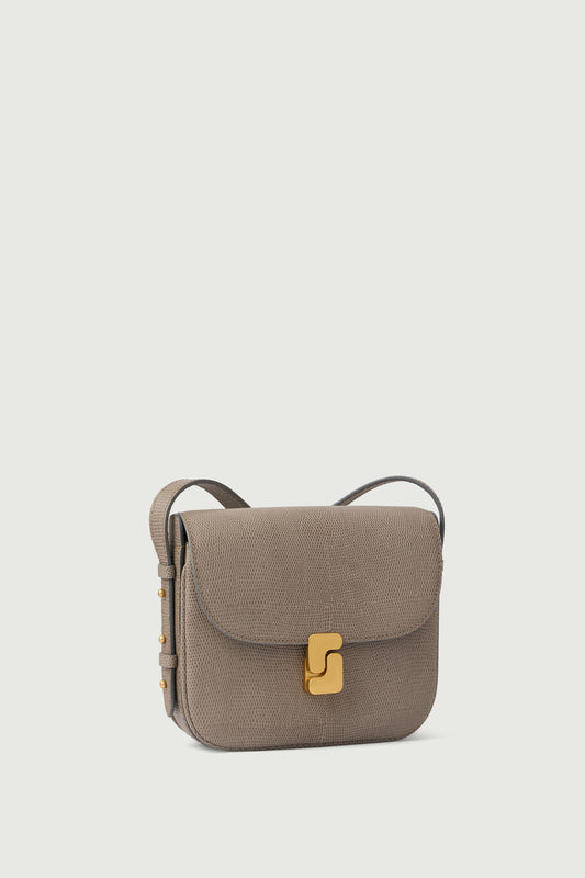 Sac Bellissima Mini - Gris - Cuir - Femme