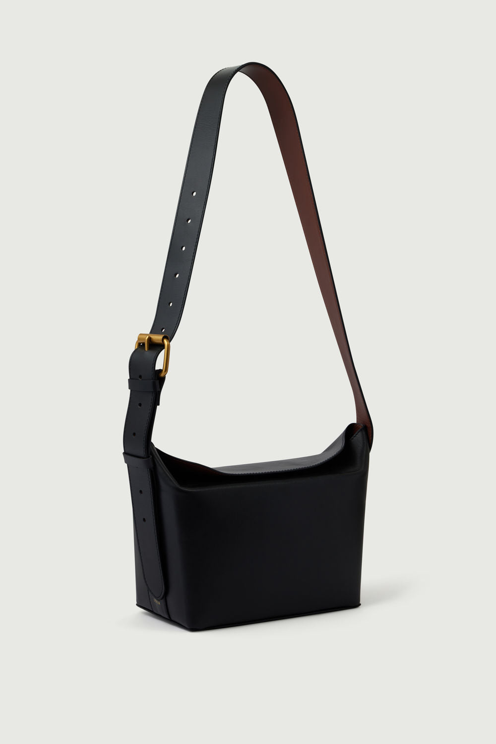 Sac Solstice - Noir/Cognac - Cuir - Femme